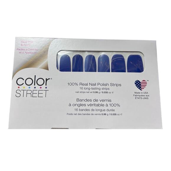 Color Street Greeking Out 100% Real Nail Polish Strips 16 Count Peel & Apply - Picture 1 of 6